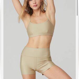 Alo airlift intrigue bra and shorts set